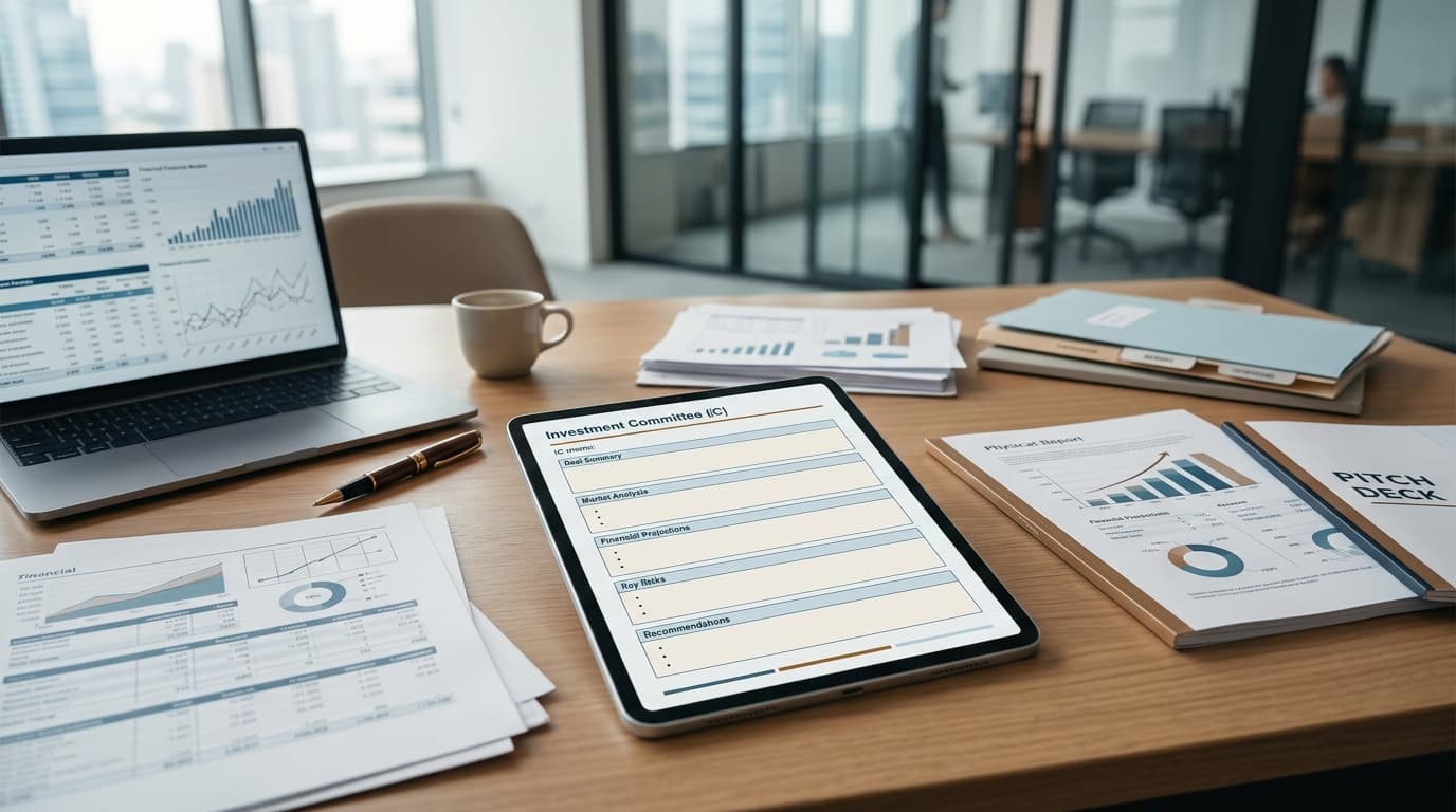Modelo de Memorando do Comité de Investimento: Estrutura, Riscos e Recomendação