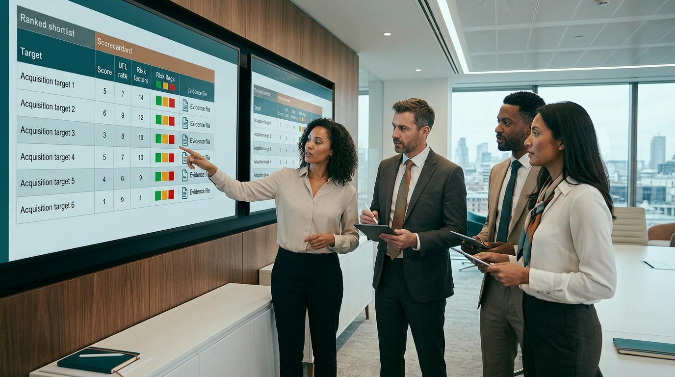 Ottimizzare lo screening dei target M&A per una crescita aziendale più rapida