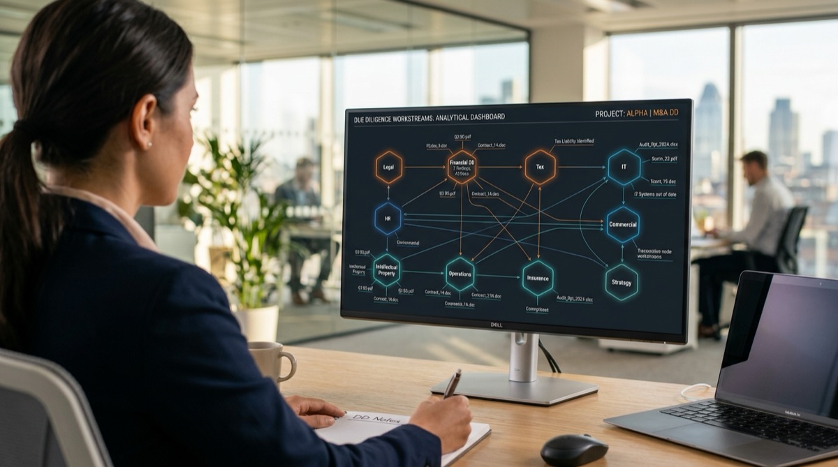 End-to-End Due Diligence Across 12 Workstreams